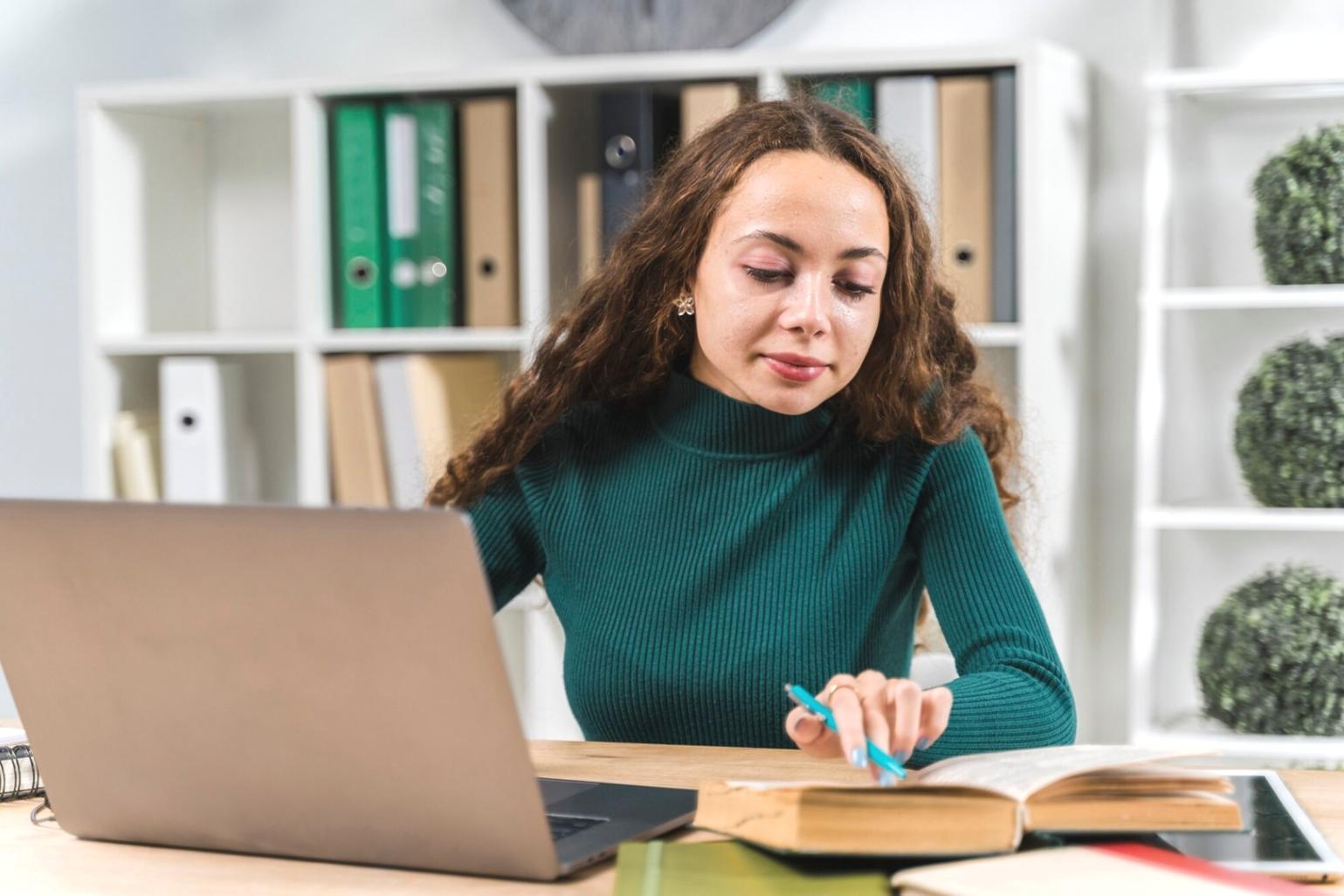Professional financial planning workspace with charts and documents